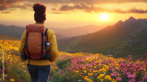 Hiking Through Wildflowers ...