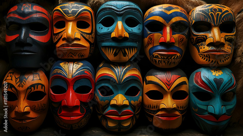 Tribal Masks Showcase Cultu...