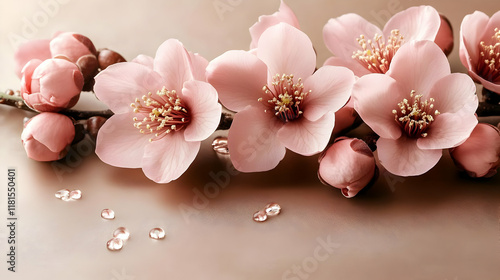 Pink Flowers Bloom Beautifu...