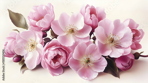 Pink Flowers Bloom Beautifu...