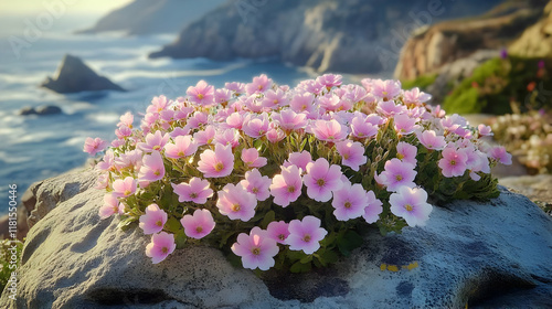 Pink Flowers Bloom Beautifu...
