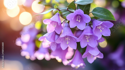 Purple Flowers Bloom Beauti...