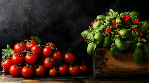 Tomatoes and Basil Create C...