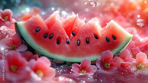 Juicy Watermelon Slice Meet...