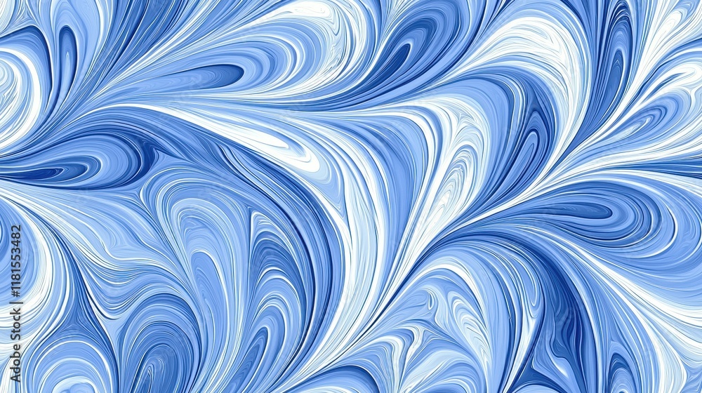 Abstract Swirling Blue and White Marble Texture Fluid Design Elegant Background Abstract Swirling Blue and White Marble Texture Fluid Design Elegant Background