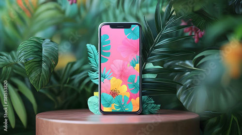 Tropical Phone Wallpaper Di...