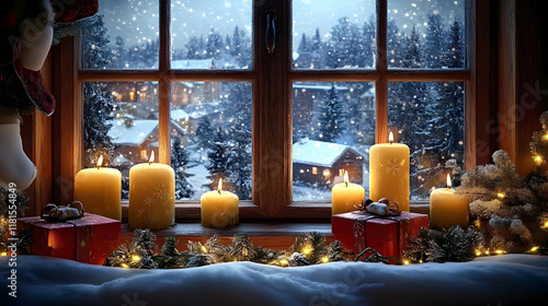 Winter Window Decor Creates...