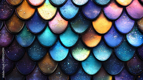 Colorful Scales Shimmer and...
