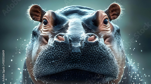 Hippopotamus Submerges, Bre...