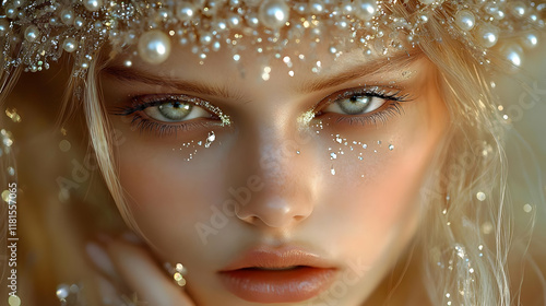 Beauty Portrait Shows Makeu...