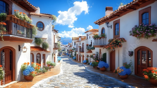 Charming Village Street Exp...