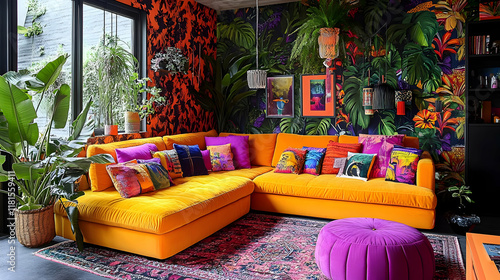 Colorful Living Room Decor ...
