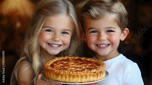 Kids Show Off Delicious Pie...