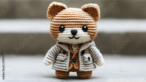 Adorable Crochet Animal Toy...