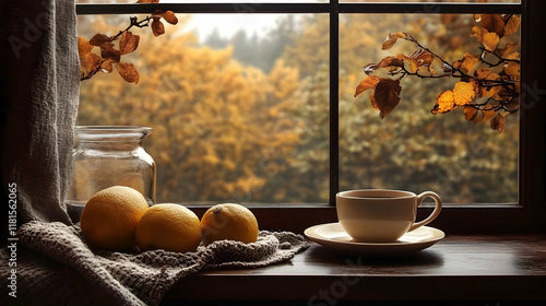 Autumn Still Life: Coffee, ...