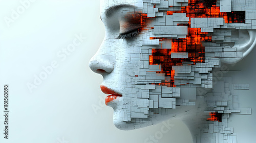 Digital Face Disintegrates:...