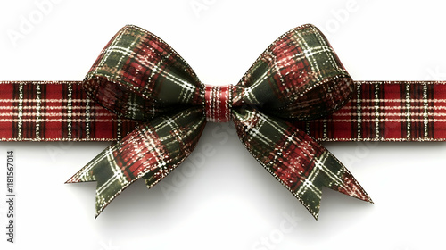 Plaid Ribbon Bow Creates Fe...