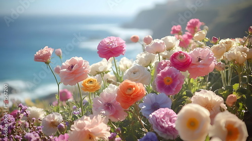 Flowers Bloom Vibrantly by ...