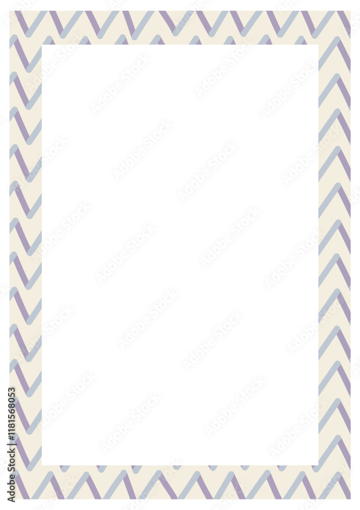 A4 frame with with freehand doodles. Background for trendy design with basic shapes. A4 frame with with freehand doodles. Background for trendy design with basic shapes.