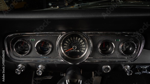 Speedometer in a car photo