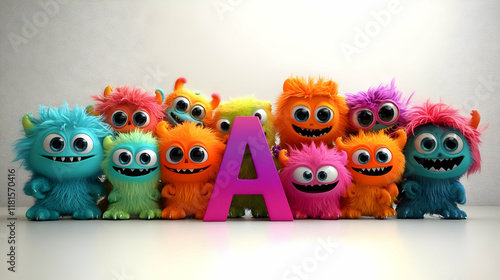 Colorful Furry Monsters Gat...