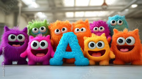 Colorful Furry Creatures Ga...