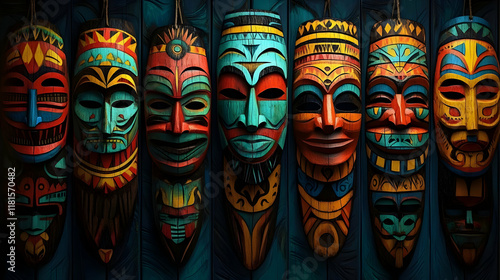 Tribal Masks Displayed: Exp...