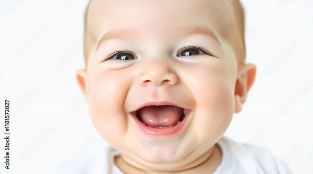 close-up portrait of a small baby close-up portrait of a small baby