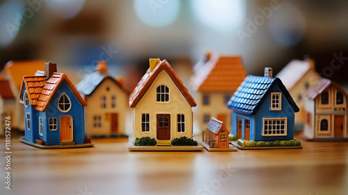Miniature Houses Displayed ...
