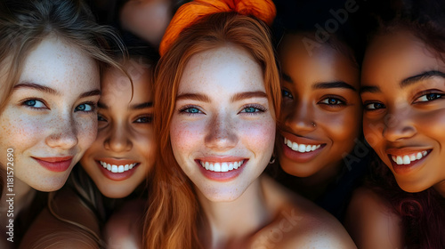 Diverse Women Smile, Celebr...