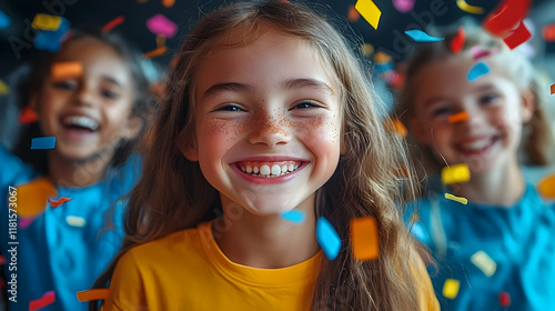 Kids Celebrate with Colorfu...