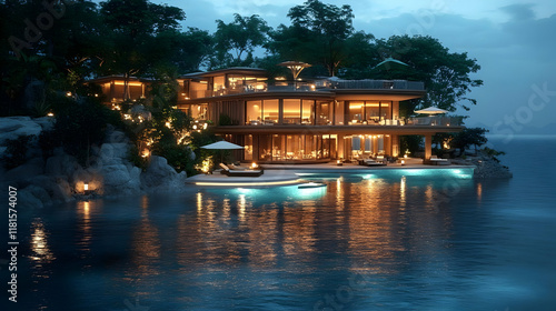 Luxury Home Shines on Ocean...
