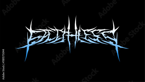 Foto Faithless typography vector design