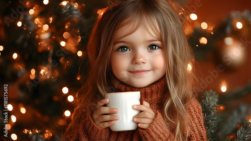 Child Drinks Hot Cocoa by C...