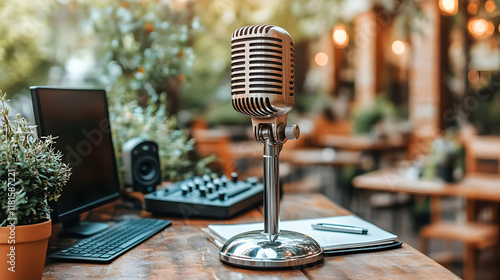 Podcast Setup Captures Audi...