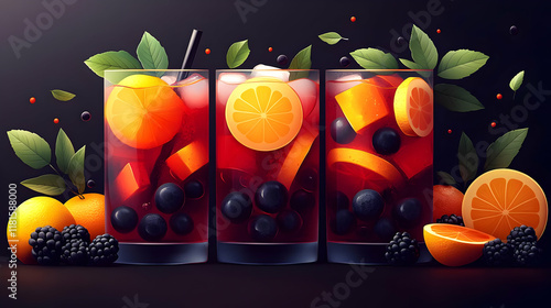 Refreshing Fruit Punch Drin...