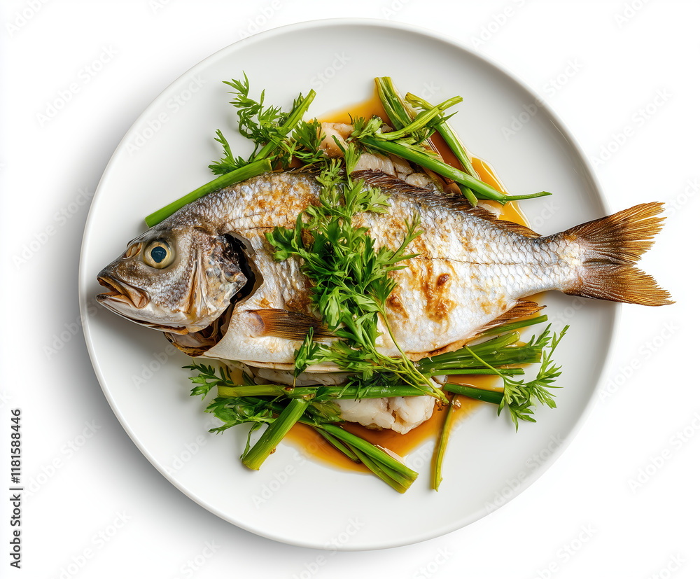Steamed Fish with Soy Sauce and Ginger Steamed Fish with Soy Sauce and Ginger