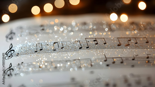 Sheet Music Sparkles with G...