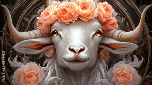 White Sheep Wears Rose Crow...