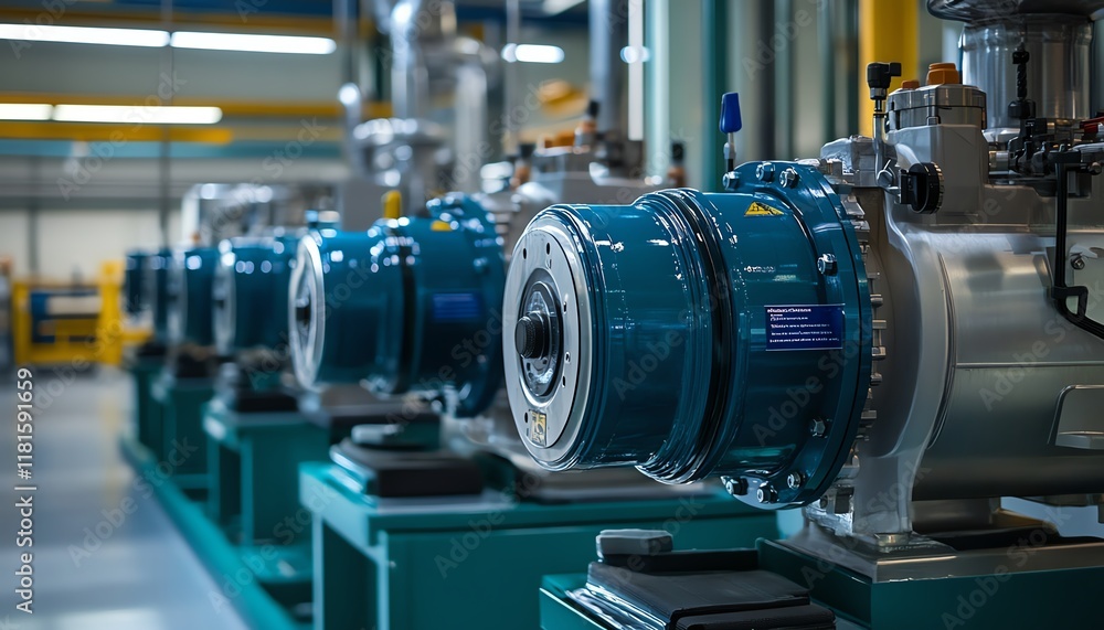Industrial factory setting with engineers discussing the latest machinery and modern equipment, surrounded by advanced tools and technology Industrial factory setting with engineers discussing the latest machinery and modern equipment, surrounded by advanced tools and technology