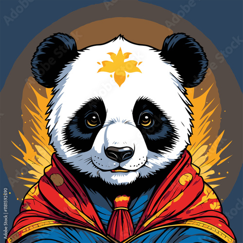 vector panda for graphic design needs photo