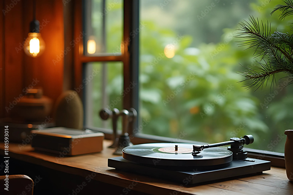 Fototapeta premium Record player-14