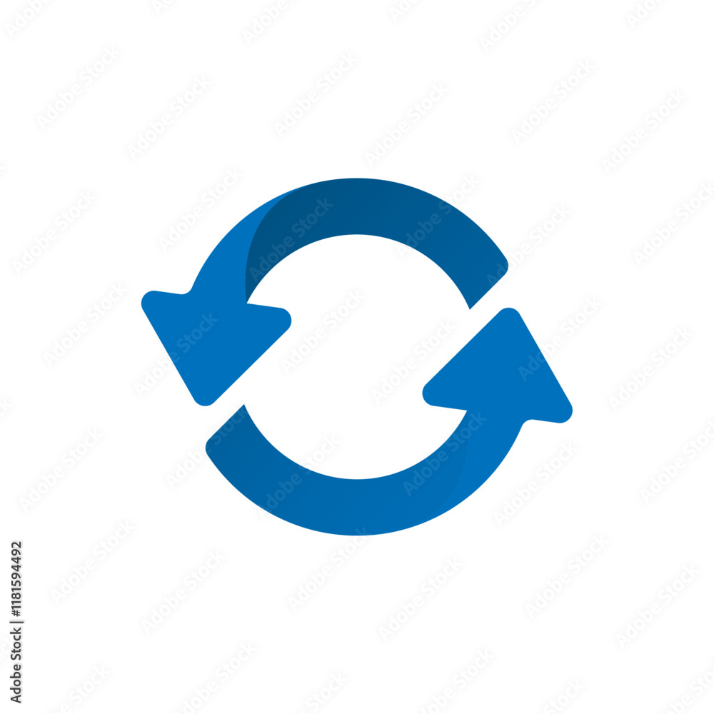 flat illustration of two circular arrows with gradient colors. refresh, sync, reload, or update functionalities. Minimalistic and versatile, for web interfaces, mobile apps, or software icons flat illustration of two circular arrows with gradient colors. refresh, sync, reload, or update functionalities. Minimalistic and versatile, for web interfaces, mobile apps, or software icons