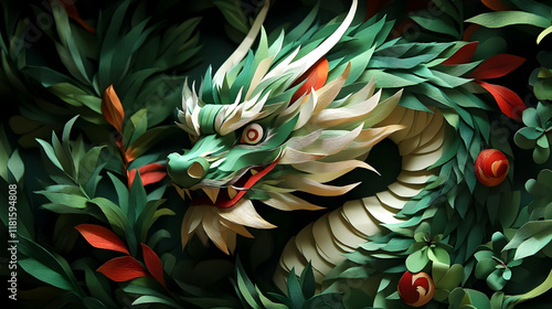 Paper Dragon Emerges from L...
