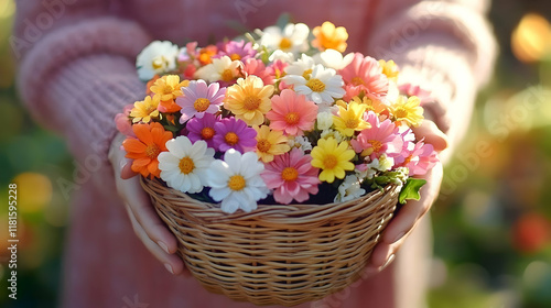 Colorful Flowers Bloom Brig...