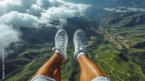 Soaring Above Green Valleys...