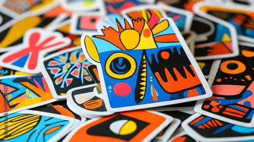 Colorful Stickers Showcase ...