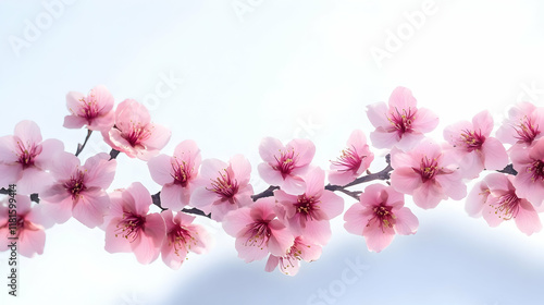 Pink Flowers Bloom Beautifu...