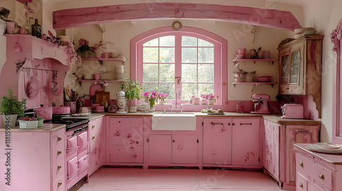 Pink Kitchen Decor Creates ...