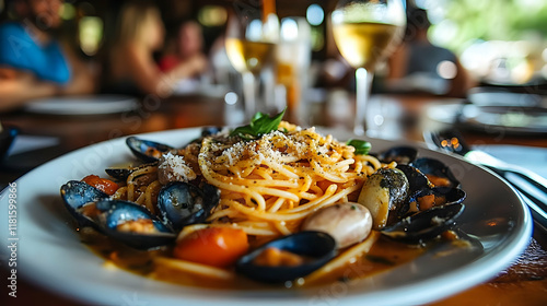 Spaghetti with Mussels Enha...